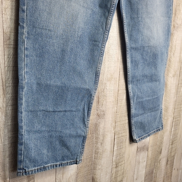 Men's Levi's 550 Relaxed-Fit Stretch Straight Blue Jeans 44x32 New Big & Tall - Picture 4 of 16